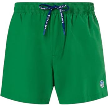 NORTH SAILS Costume a Pantaloncino da Bagno Uomo in Poliestere 100% Reciclato (IT, Testo, S, Green Bee)