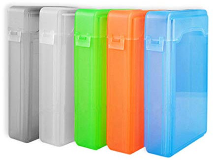 Eighosee 5 fundas portátiles de 3.5 pulgadas para disco duro externo IDE SATA HDD de 8.9 cm