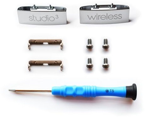 Studio 3 Hinge - Replacement Parts for Beats Studio3 Wireless (A1914) Headphones (Silver)