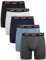 Expertoftio Caleçons Hommes Boxers Lot en Bambou pour Hommes, sous-vêtements Respirants avec Ouverture Frontale, Moyen