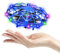 Mini Drohne,Fliegender Ball,Fliegendes Spielzeug,Mini Turbonaut Spinner,mit 360°Rotierenden & LED Licht,Indoor Outdoor Geschenke für Kinder Jungen Mädchen 8-12 Jahre