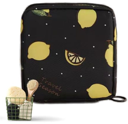 Pad-Taschen für Periode, Menstruationspolster, Tampon-Organizer, wasserdicht, Damenbinden für Slipeinlagen, Tampons, Menstruationspads, Damenbinden-Organizer mit Reißverschluss