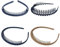 EIH 4 Stück Haarband,Zickzack Haarreif,Haarreifen Damen,Welle Stirnband,Zig Zag Headband,Invisibobble Haarreif,Rutschfestes Stirnband mit Anti-Rutsch Zähne,für Outdoor Sports Yoga(Mehrfarbig)