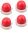 4 Pcs Primer Bulb with Rings, Fuel primer bulb for Briggs and Stratton 494408 ＆ 694394 Carburetor Oil Bubble, Carburettor Primer Bulb for Lawnmower Engine Replacement (Red)