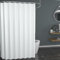GOOPOOL Duschvorhang 240x200, Wasserabweisend Duschvorhang mit Gewicht, Duschvorhang Textil Waschbar Polyester Stoff Badevorhänge für Badezimmer, mit 16 Duschvorhängeringen, H200 x B240 cm Weiß