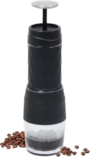 portable expresso machine maker outdoors travel coffee comfort espresso camping small black lightweight