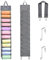 24-Taschen Yoga Leggings Organizer,132*22cm,Leggings Hängender Organizer,Hängende Kleidung Organizer,Geeignet für Zuhause, Schlafzimmer, Aufbewahrung von Yogahosen, Aufbewahrung von Unterwäsche usw.