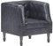 Vintage Retro Chesterfield Sessel aus echtem Ziegenleder, 60 x 57 x 64 cm