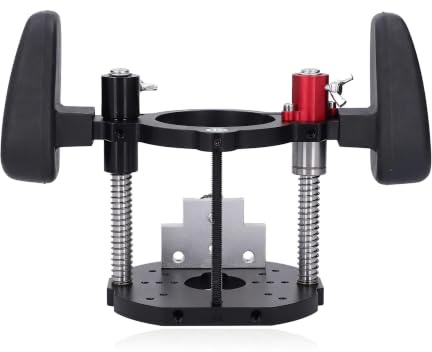 Oberfräsen-Hebesystem für 63,5–65 Mm Spannbereich, 40 Mm Hubhub, Oberfräsen-Tisch-Hebesystem Zum Trimmen, Schlitzen, Bohren