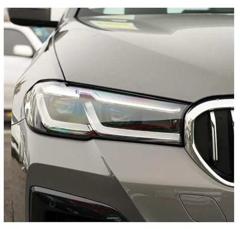 YXXYAP Scheinwerfer Streuscheibe, Für BMW 5 Series G30 G38 2020-2022 Auto Front Scheinwerfer Abdeckung Scheinwerfer Shell Transparent Lampenschirm,B-Right