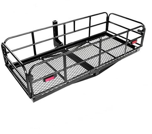 ERSINIAN Gepäckträger für die Anhängerkupplung, robuster, zusammenklappbarer Gepäckträger, hinterer Gepäckkorb für SUV-Pickup-Trucks