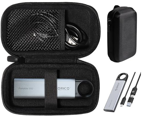 Getgear Portable Case Compatible with ORICO External SSD 1TB, 2TB, 256GB, 512GB
