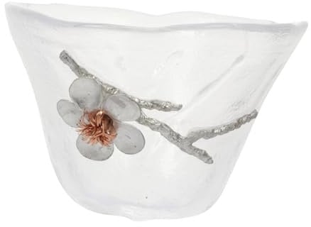 Alipis 1Pc Style Flower Glass Tea Cup Heat Resistant Drinking Cup for Tea Wine and More Present for Housewarming and Creative Design