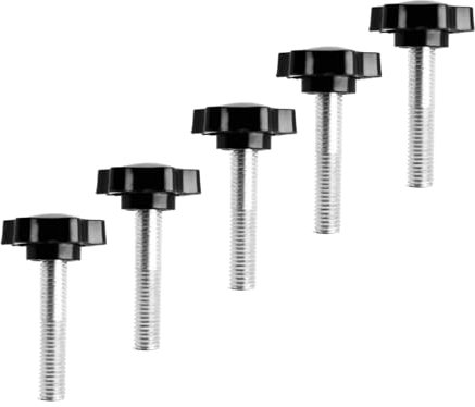 Flewdart 5pcs vite a stella m10 M10 X 40, viti stella m10 per Dado Di Serraggio, viti serraggio per Maniglia A Stella Mobili Meccanica Apparecchiature Elettroniche