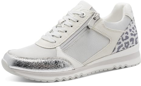 MARCO TOZZI Damen Sneaker weiches Feel Me Wechselfußbett weiches Innenfutter Modern