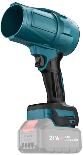  Turbo Gebläse für Makita Akku 18V,1050W Bürstenloses Schneefräse,32000RPM Jet Fan, Elektrische Staubgebläse Luftbläser zum Wegblasen von Laub, Schnee, Staub, Blaskraft (Ohne Batterie)