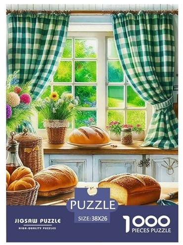 Eine gemütliche Küche Puzzle 1000 Teile EIN Herausforderndes Rätsel, A Cozy Room Geschicklichkeitsspiel Für Die Ganze Familie, 1000-teilige Puzzles Kinder38x26cm/1000pcs