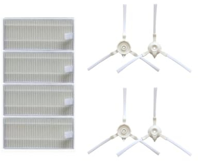 Filtro HEPA spazzola laterale compatibile con SilverCrest SSR 3000 B2 Robot aspirapolvere Ricambi Accessori Sostituzione
