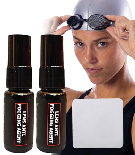 Cutiolly Anti Fog Spray für Schwimmbrille,2pcs Anti Fog Spray Taucherbrille 20ml,Anti Fog Spray,Anti Fog Für Brillen Beschlagspray,Anti Beschlag Spray Schwimmbrille,Anti Beschlag Spray Taucherbrille