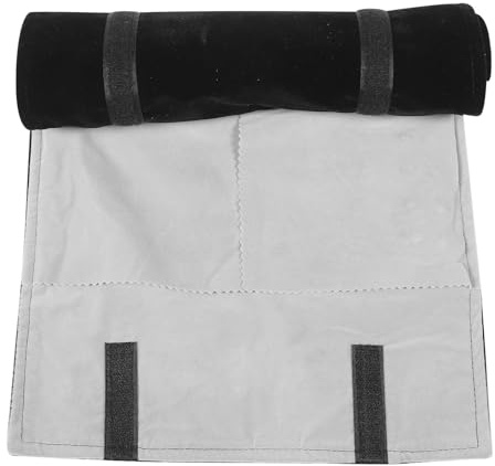 AKOOSY Rotolo Portagioie Scomparti per Viaggio e Custodia | 6 Bracciali o Collane Circa 12 Anelli, Contiene 12 Paia di Orecchini, Leggero e Pratico