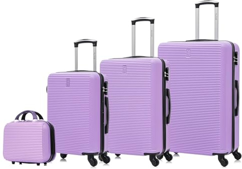 CELIMS - Set de 4 Valises | Valise Cabine 55 cm | Moyenne 65 cm | Grande 75 cm | Vanity