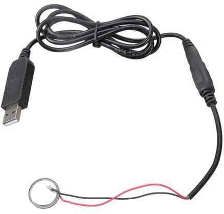 Qcbuegof USB 5V Zu 3V Power 2032 Batteriealternative Für Elektronische Geräte Fernbedienungen Mit Schlüssellosem Zugang