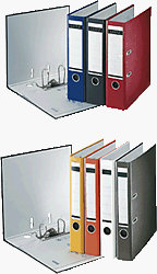 Ordner Plastik A4 8cm orange