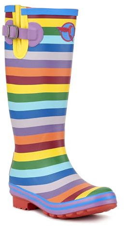 Evercreatures Damen RainbowGummistiefel
