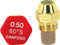 Danfoss Vollkegel-Öldüse Winkel 45 Grad 0,65 USgal/h 2,67 kg/h, 030F4914