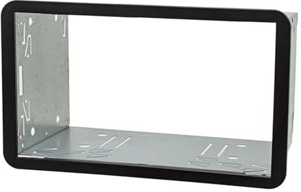 tomzz Audio 2402-023 Doppel DIN Radioblende kompatibel mit Alfa Romeo 159 Brera Spider schwarz Fahrzeuge ohne OEM-Navi