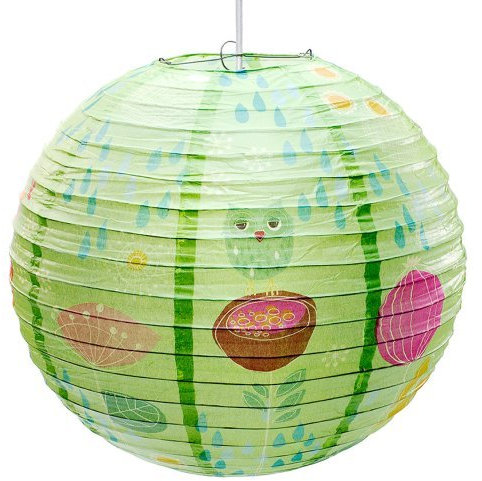 Papier-Laterne Papier Lampenschirm Kinderzimmerlampe Wendekreis Early Bird 40 cm
