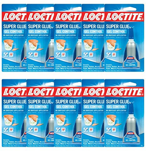 Loctite 234790 Super Glue Lot de 10 flacons de colle 4 g