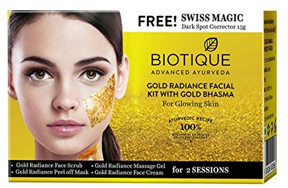 Biotique Gold Radiance Facial Kit for Glowing Skin by Biotique