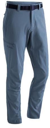 Maier Sports Torid Slim, Herren Wanderhose, Wasserabweisende Outdoorhose für Trekking und Hiking, Enganliegender Schnitt, PFC-frei, mSTRETCH pro 4 & Dryprotec, Blau, 52 (W34/L32)