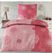 4tlg Bettwäsche Set Microfaser Seersucker Ornamente Lila Klassisch Verziehrt Neu mit RV 135x200cm + 80x80cm