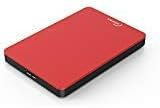 Sonnics 500 GO Rouge Disque dur externe portable USB 3.0 Super rapide Vitesse de transfert pour une utilisation avec un PC Windows, Apple Mac, Xbox One et PS4