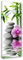 Feeby Bilder - Foto Geschenk - Zen Steine Blumen Orchideen Bambus - 25x70 1tlg - Leinwandbilder Wohnzimmer - Wandbild über dem Bett - Bild Schlafzimmer - Aesthetic Zimmer Deko - Modern Pictures