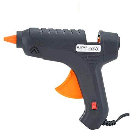 Sorand Pistola per Colla a Caldo, 12V 40W, Elettrico, Macchina per Colla Artigianato, Fai-da-Te, Strumento di Riparazione del Calore per Arredamento Cortile/Albero di Natale