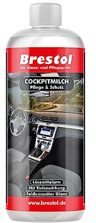 Brestol Cockpitmilch 1000 ml - Cockpitpflegemilch Cockpitreinigungsmilch Innenraumpflege Tiefenpflege Kunststoffpflege Gummipflege Cockpitpflege Vinypflege