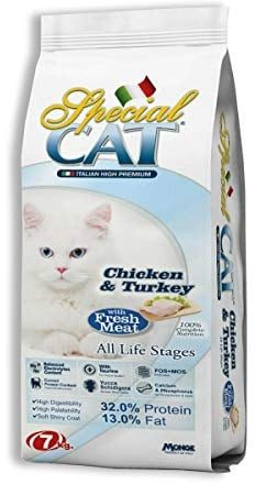 Monge Special Cat Katzenfutter mit Huhn und Truthahn 7 kg - 1 Sack