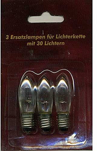 Nipach GmbH Ersatzlampen 3er 8V/1,5W E10 für 30er Lichterkette innen XI11968