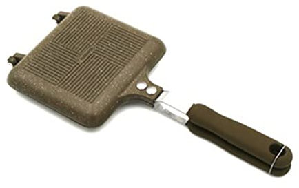 ChengBeautiful Sandwich Maker Pan Hand Toaster Sandwich Maker Sandwich Toaster Sandwich Maker Nonstick Toaster Grill Sandwich Maker Nonstick Gas Sandwich Toaster (Color : Green, Size : One size)