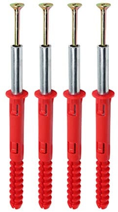 TIMCO Corefix 5.0 x 100mm - Pack of 4 - Heavy Duty Dot and DAP Platerboard Wall Fixing
