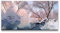 Paul Sinus Leinwandbild 120x60cm Winter Fluss Schnee Natur Stille Ruhe Friedlich