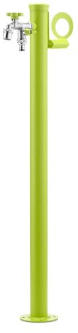 Fontana da Giardino con Doppio Rubinetto Belfer 42/SRR Verde Acido