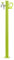 Fontana da Giardino con Doppio Rubinetto Belfer 42/SRR Verde Acido