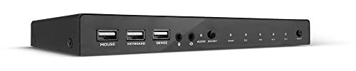 LINDY 32810 4 Port KVM Switch HDMI 4K60, USB 2.0 & Audio