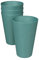 Zuperzozial Campinggeschirr Becher Reload-Cup, misty blue (4er Pack) Trinkglas Bioplastic C-PLA