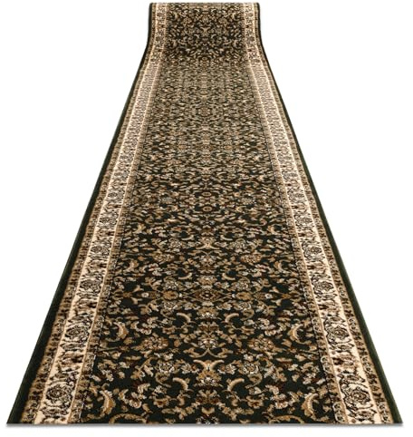 rugsx Läufer Heat-Set ROYAL ADR 1745 Teppichläufer für Esszimmer, Küche, Flur grün 70x250 cm