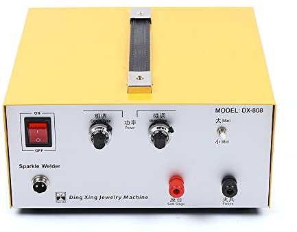 SHZICMY 80A Dx-808 Pulse Spot Welder saldatrice a punti, saldatrice a punti, Gold Silver Jewelry Welding Machine Tool saldatrice elettrica per gioielli, saldatrice a punto L@ser Spot